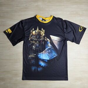 Storm Invasion Bowling Ball Shirt All Over Print with Creature Men's Size Medium